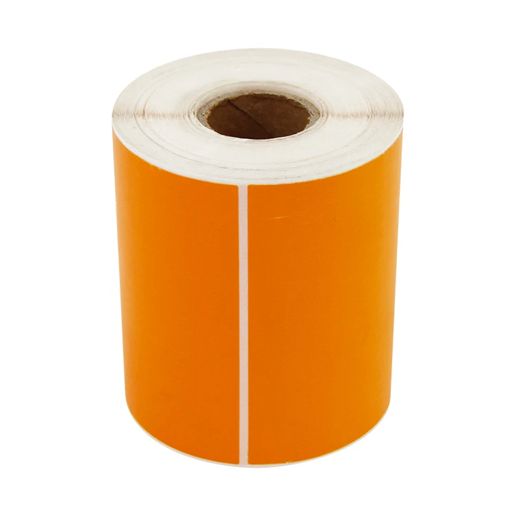 Best Price Wax Ribbon Require Strong Adhesive Coated Blank Color Semi Glossy Stickers Thermal Transfer Label