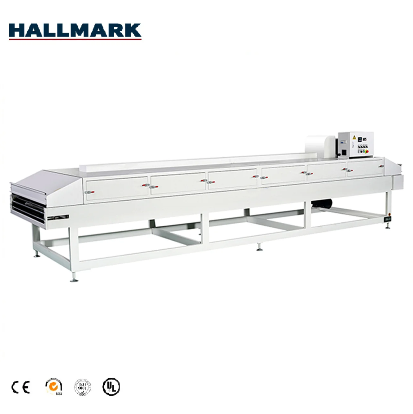 HALLMARK automatic new technology popular SPC flooring line automatic UV coating machinery