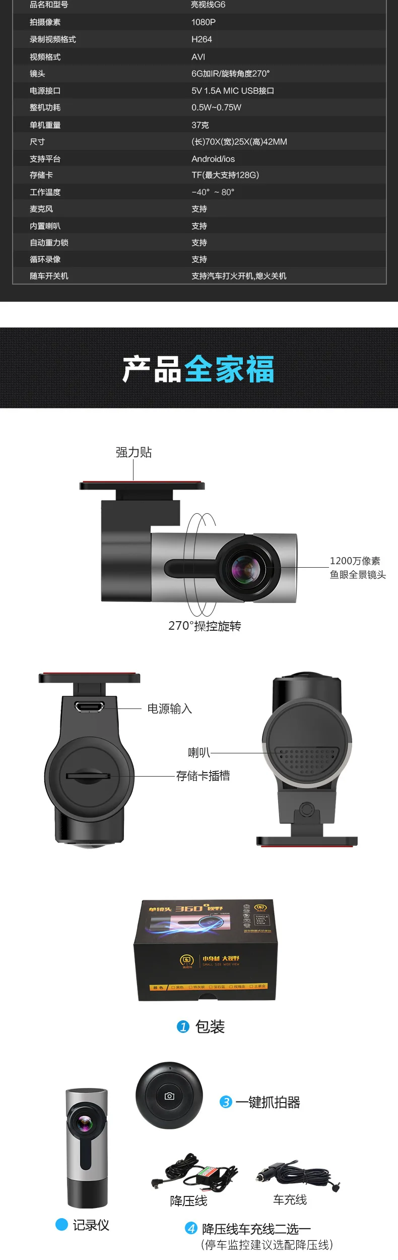 Car & Vehicle Camera Dashcam Dash Cam Dvr 1080p Security  Digital Kids Camera Hd 1080p Photo Kids Camera TF CN;GUA Dsf