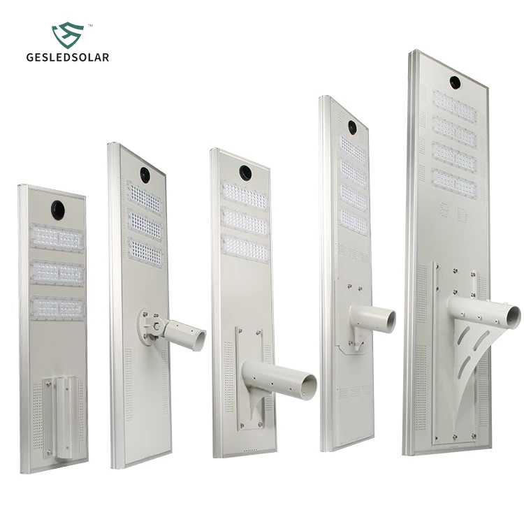 All In One System Powered Streetlight Integrated Lighting Outdoor Lights 100W Lamps Lamparas Solares Road Led Solar Street Light