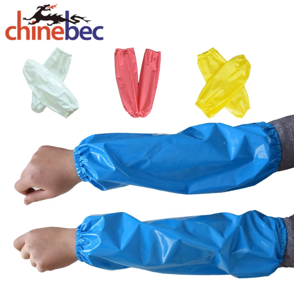 Disposable PVC Sleeve Waterproof Colorful