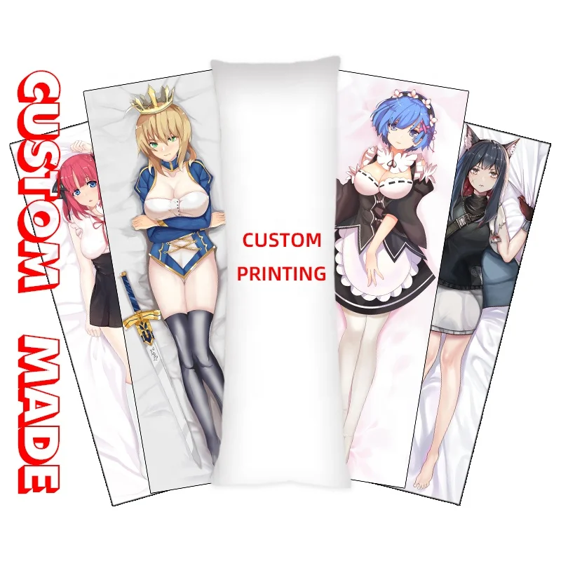 anime snow decorative hugging body pillow cover case sexy girl waifu dakimakura pillowcases