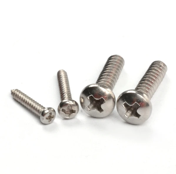 Factory 304Stainless Steel A2 A4 Cross Recessed Truss Head Machine Screws self tapping Screw