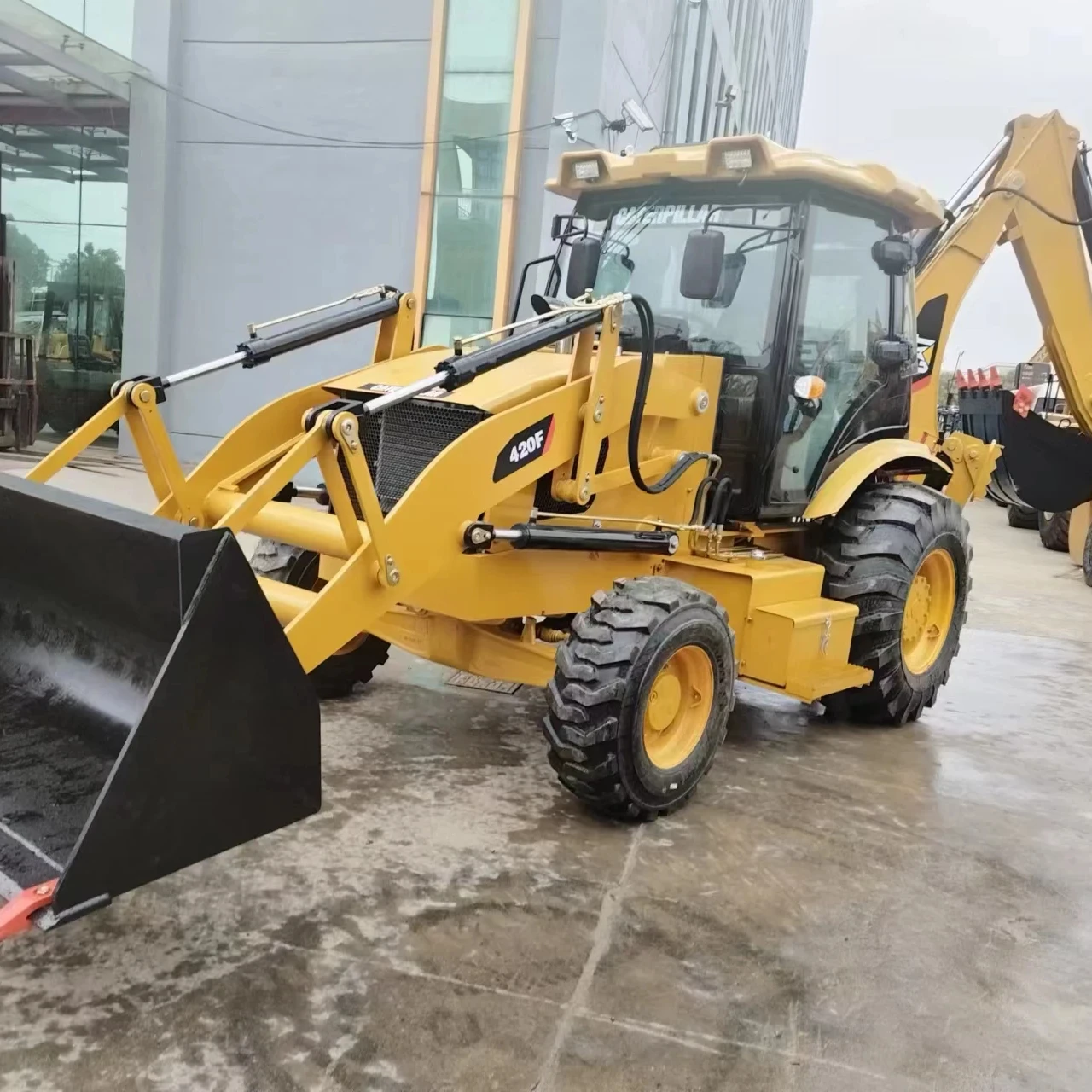 Экскаватор-погрузчик CAT 420F подержанный экскаватор-погрузчик cat 420 Подержанный гусеница 420f ретроэкскаватор