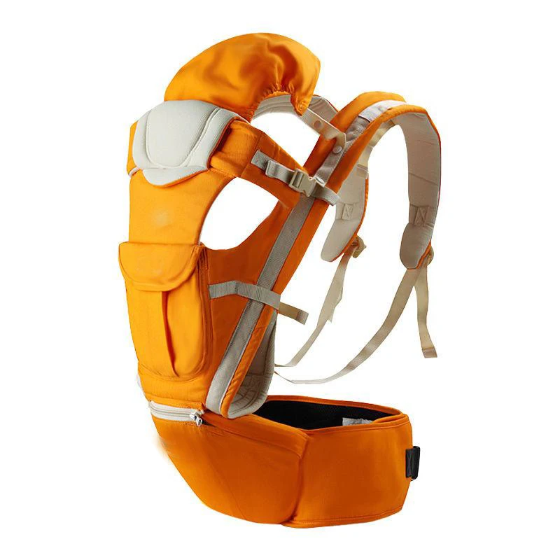 Brightbebe best organic cotton baby carrier hip seat baby sling carrier waist stool hipseat with lumbar support