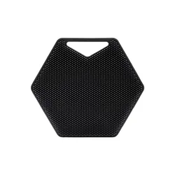 USA hot sale men use silicone black body scrubber