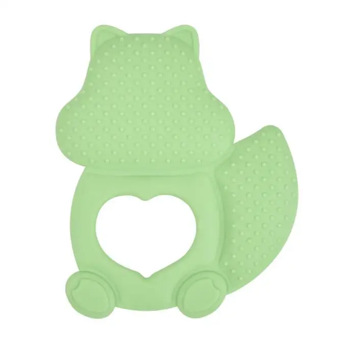 Customized High Quality BPA Free  Silicone Baby Teether Silicone Teething Silicon Toys Animal Toy
