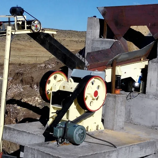 Цинковая Щековая камнедробилка PE750x1060 с дизельным двигателем и вибрационным фидером ZSW490x110 200