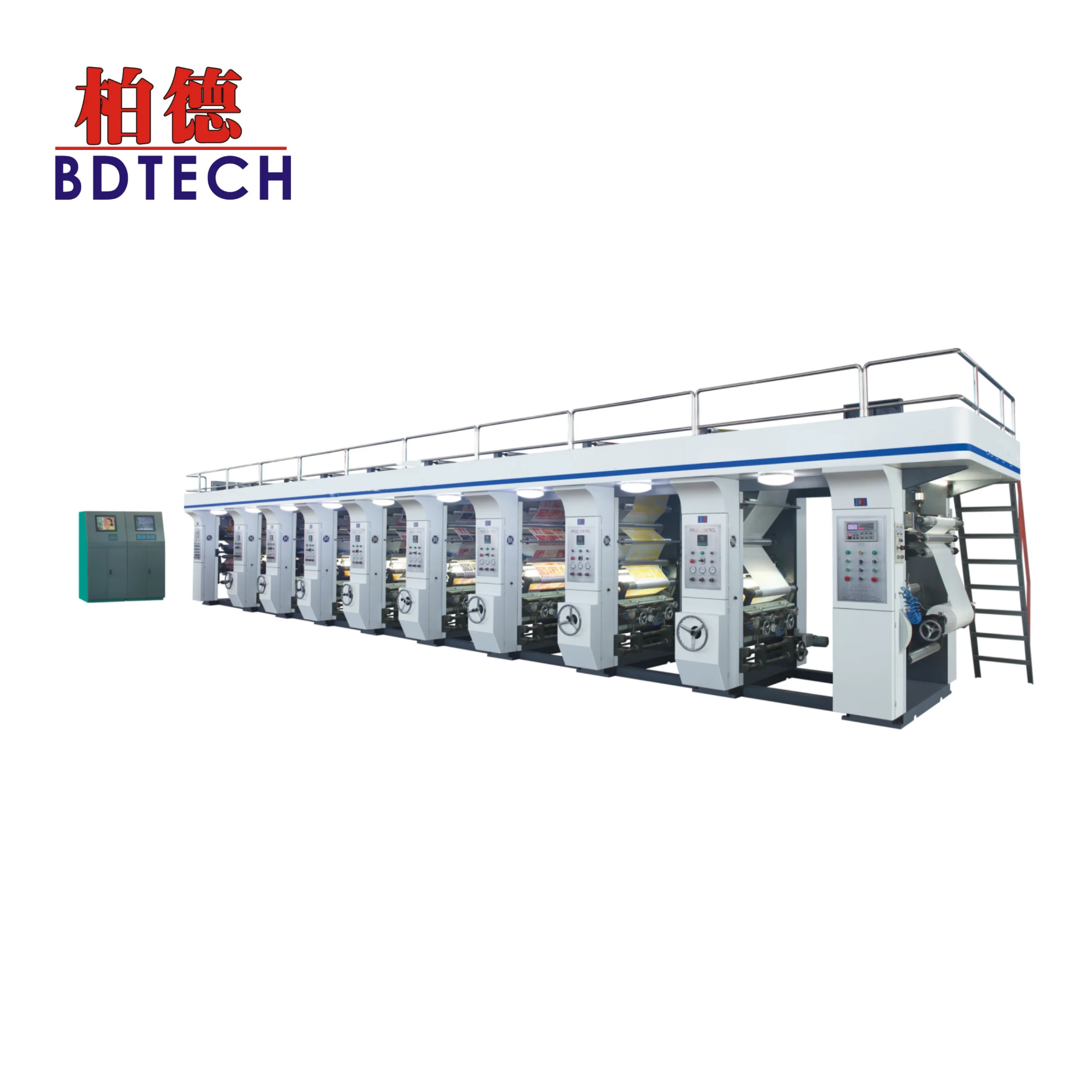 Высококачественный компьютерный автоматический регистр YAD800/1100A2 6 8 10 цветов, машина для глубокой печати на пластиковой пленке