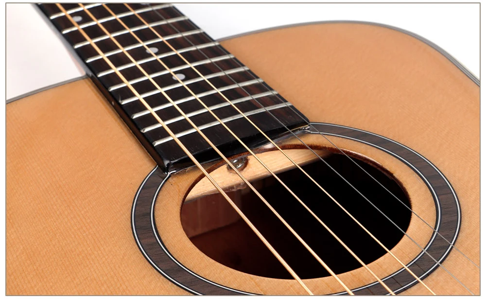 Wholesale small  34 inch baby size steel string acoustic guitar made in China