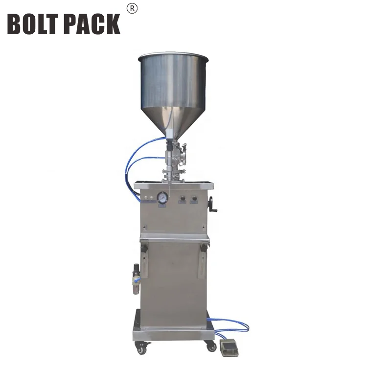 Вертикальная пневматическая паста, полуавтоматическая машина для розлива вазелина