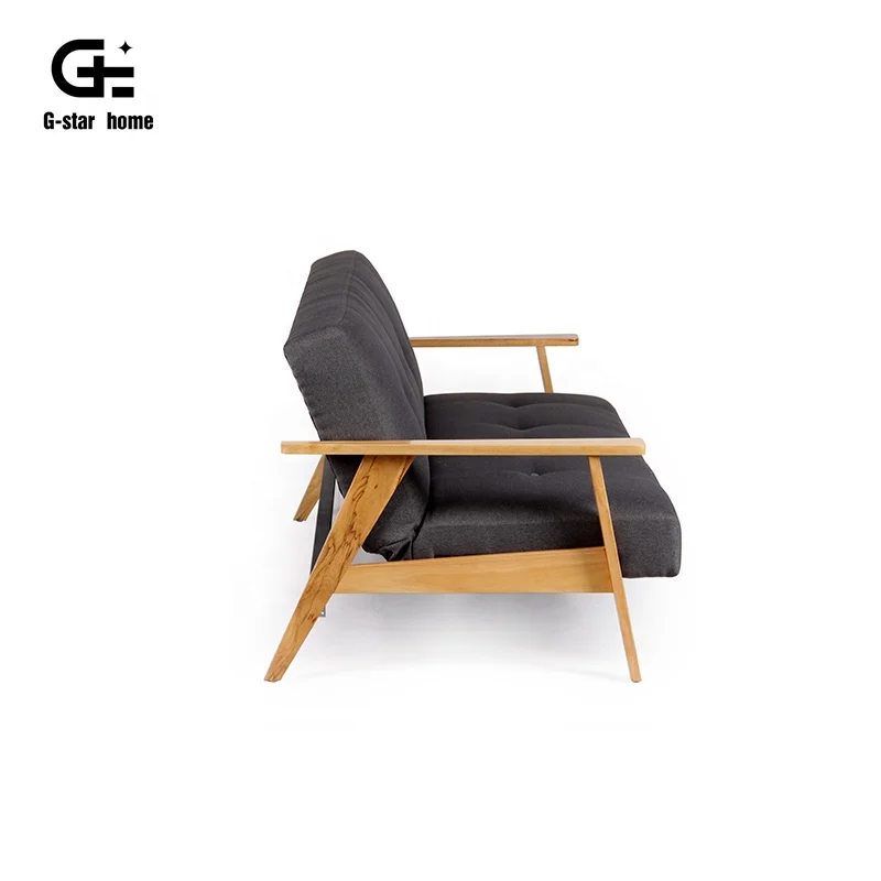 Japanese Style Sofa Bed Furniture Wooden Futon Divan Indian Design Modern Living Room Sofa Home Furniture European Style Hotel
