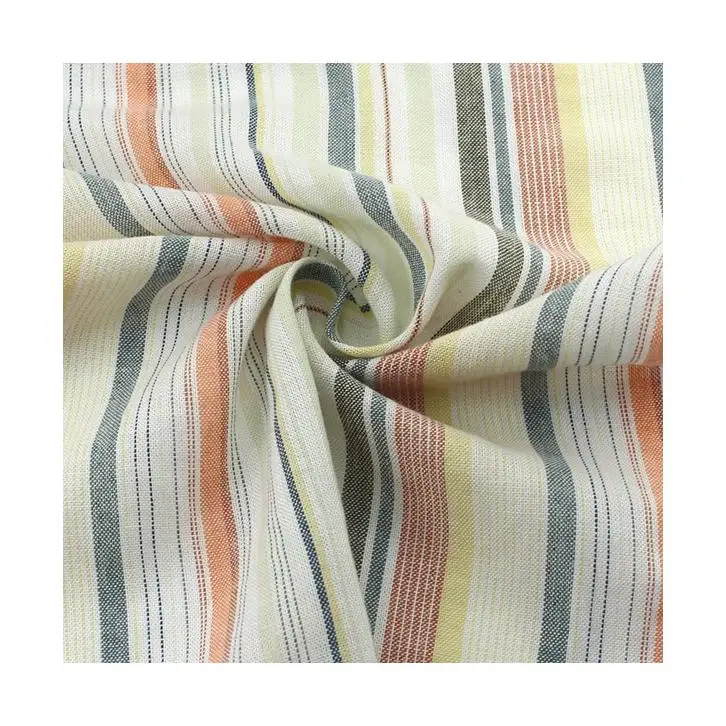 
21*21 128gsm woven 85% rayon 15% linen fabric for shirt dress 