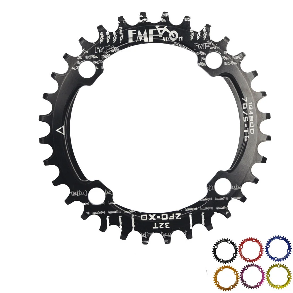 Велосипедная цепь UPANBIKE 104 мм BCD 32T 34T 36T 38T