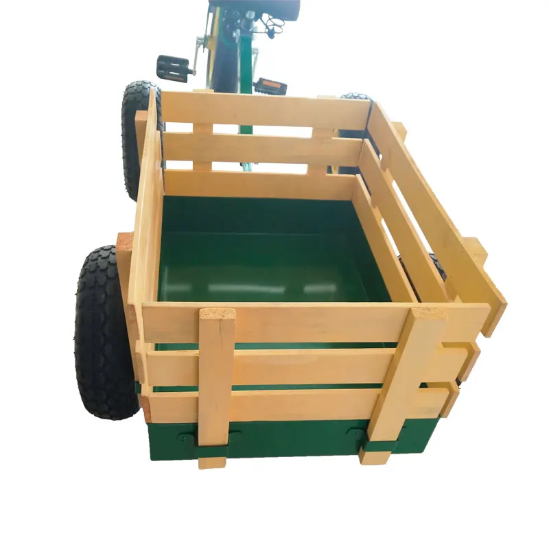 China made mini child cargo bicycle children tricycle kids bike with wood trailer