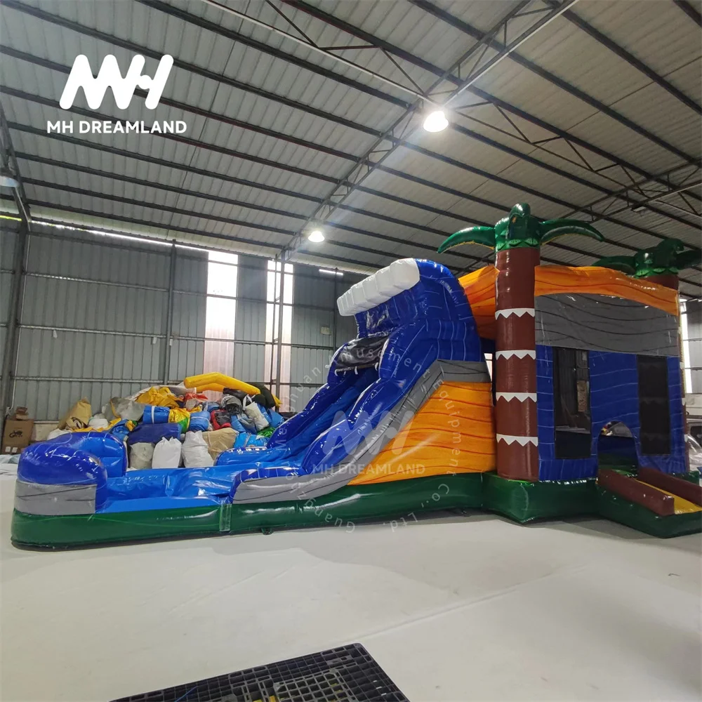 Big bounce house Inflatable water slide pvc combo inflatable rent for commercial