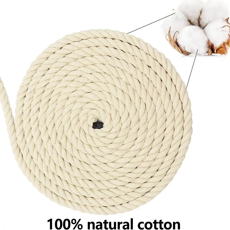 HH Wholesale Super Soft Twisted Tug War Braided Swings Chew Toy Cotton Basket Rope