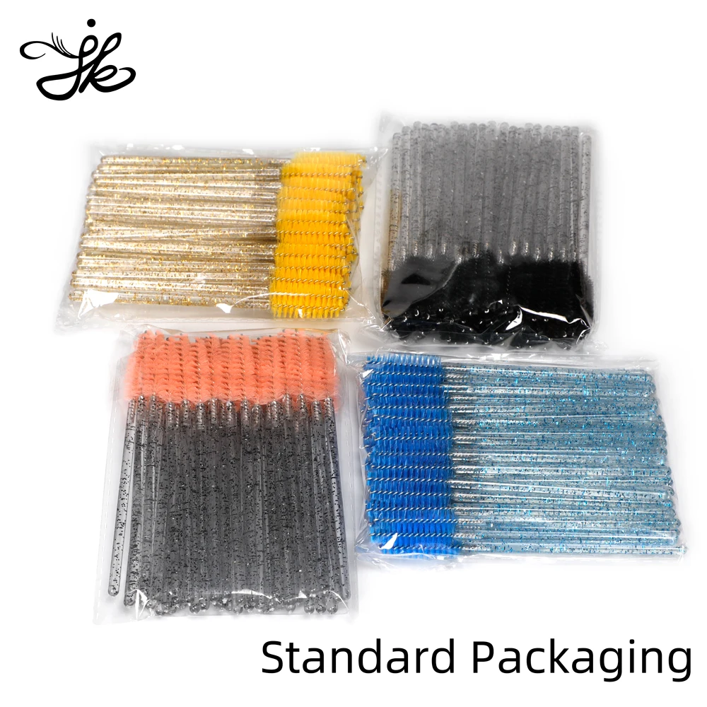 
Handle Quality Professional Makeup Brush Set Custom Brow Sets Crystal Mascara Wand 