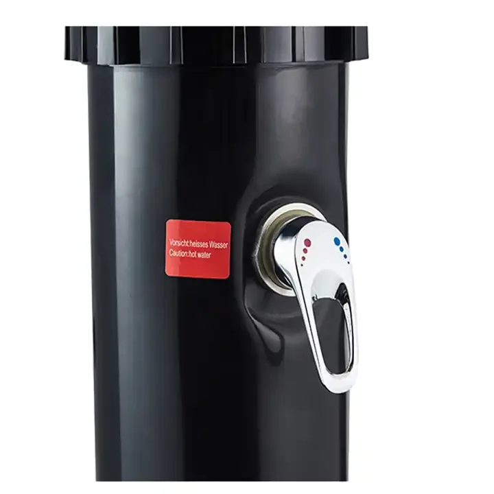 Tiktok style direct selling Cylinder kangrun garden shower PVC material outdoor swimming pool shower
