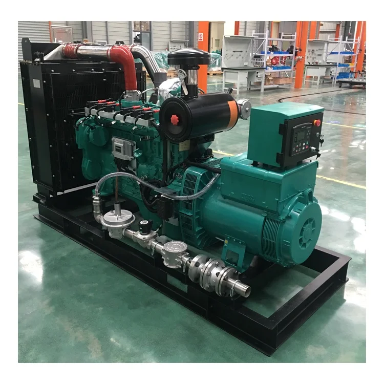  Low noise 150kVA electricity power 120kW silent natural gas generator powered by Cummns 6CTAA8.3-T