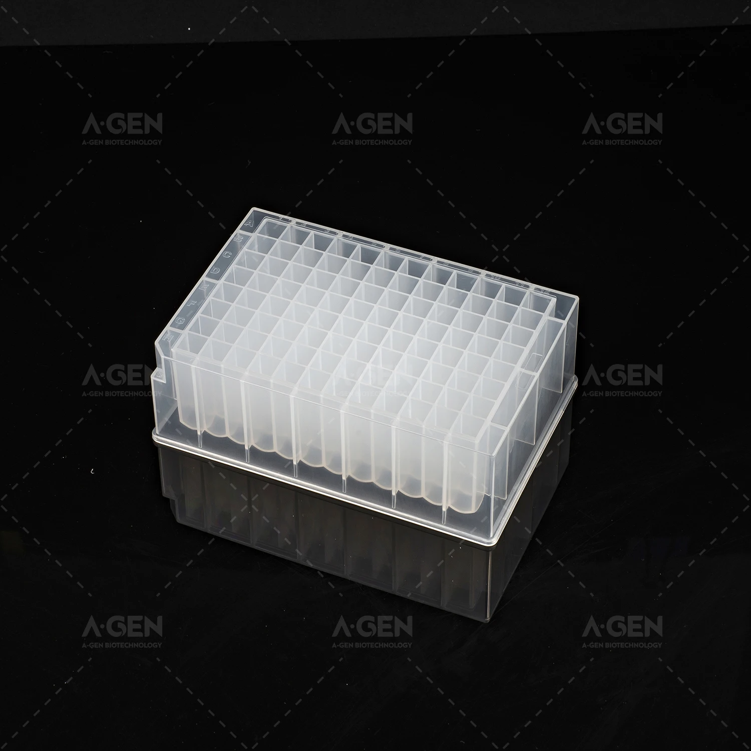 Polypropylene,2.3ml Reaction plate 96 Square V Bottom Deep Well Plate Nunc No. 95040452 for DNA/RNA extraction