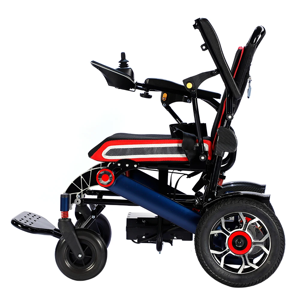 Cheap Price Hot Selling Lightweight Electric Wheelchair Motor Wheelchair Power Electric Used for Adults with 6AH ltihium battery