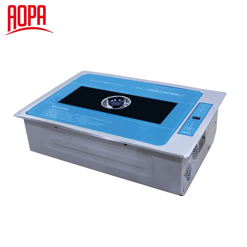 commercial korean barbecue bbq roaster built in for restaurant and cafeteria