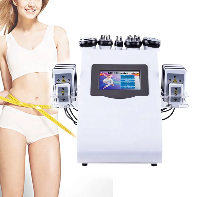 6 в 1 сжигатель жира 40K Rf Ems потеря веса тела Cryo 80K ультразвуковая кавитация Lipo лазерная машина для похудения