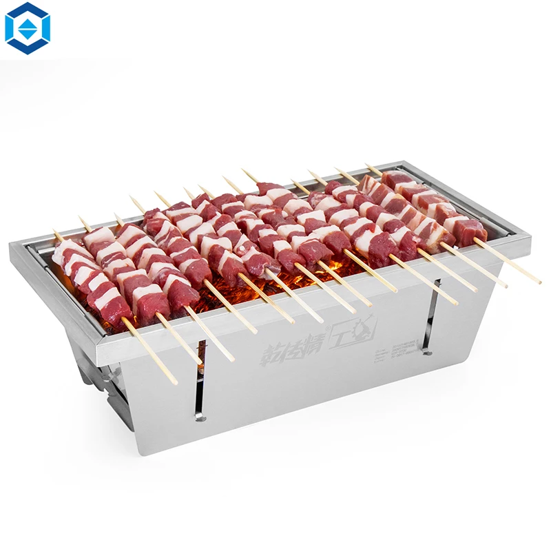 
Custom commercial foldable korean barbecue grill charcoal bbq grill outdoor equipment for home 