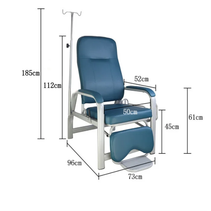 EU-610 Cheap hospital chair medical patient transfusion chair infusion chair with IV pole for sale
