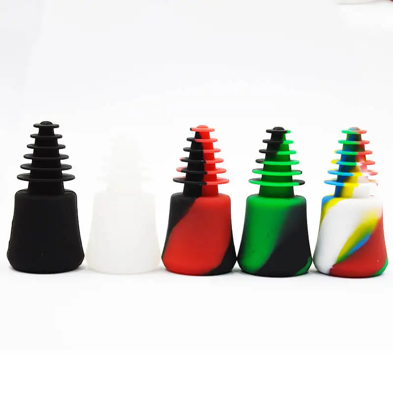 Arabic hookah accessories Silicone Cap Colored Airflow Cap Pipe Lid For Silicone Bongs Glass Water Pipes Lids