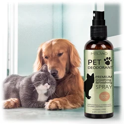 Organic Dog Natural Pet Cologne Premium Scented Clean Fresh Scent Perfume Body Spray Deodorizer for Dogs and Cats