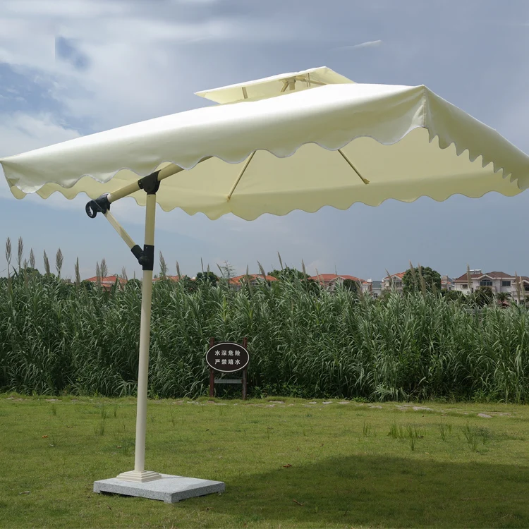 2024 Patio Umbrella Wedding Sunshade aluminum Outdoor Beach Umbrella
