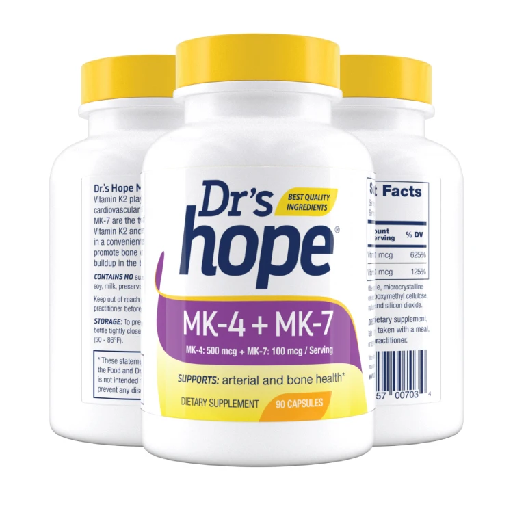
MK4 + MK7 Vitamin K2 dietary supplement 