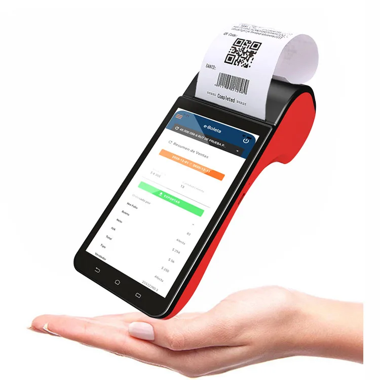 ZJ-6200 терминал Android Pos для управления онлайн-заказами, портативный 4G Wi-Fi беспроводной терминал Pos