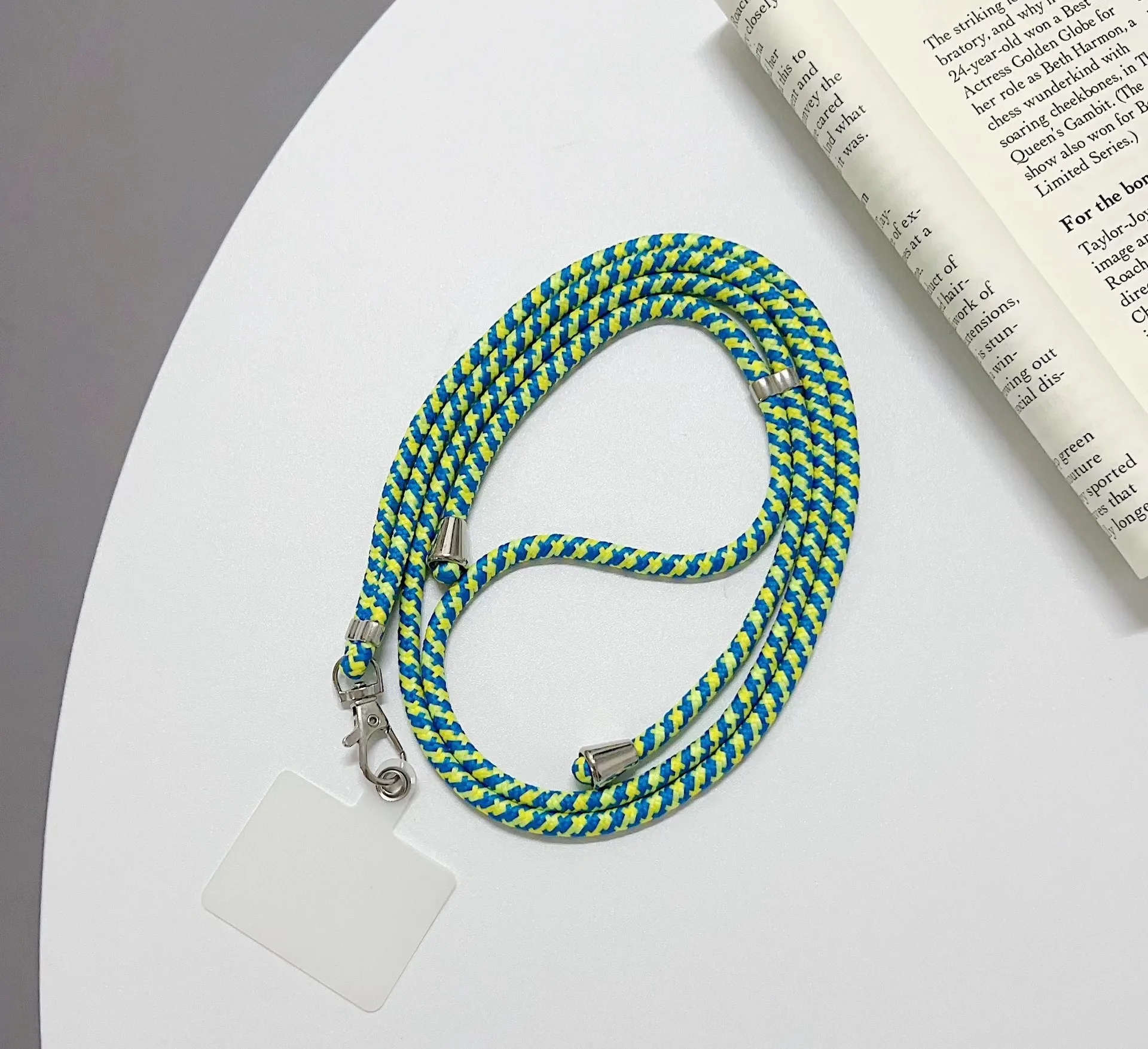 For all phone smartphone universal size adjustable strap tether patch mobile cell phone PVC+nylon lanyard