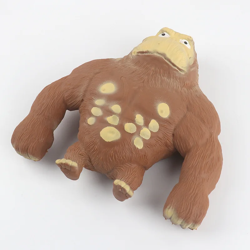 TikTok New Creative Stress Relief Toys Funny Fall Down Monkey Gorilla Squishy Stress Relief Balls Squeeze for Kids or Adults