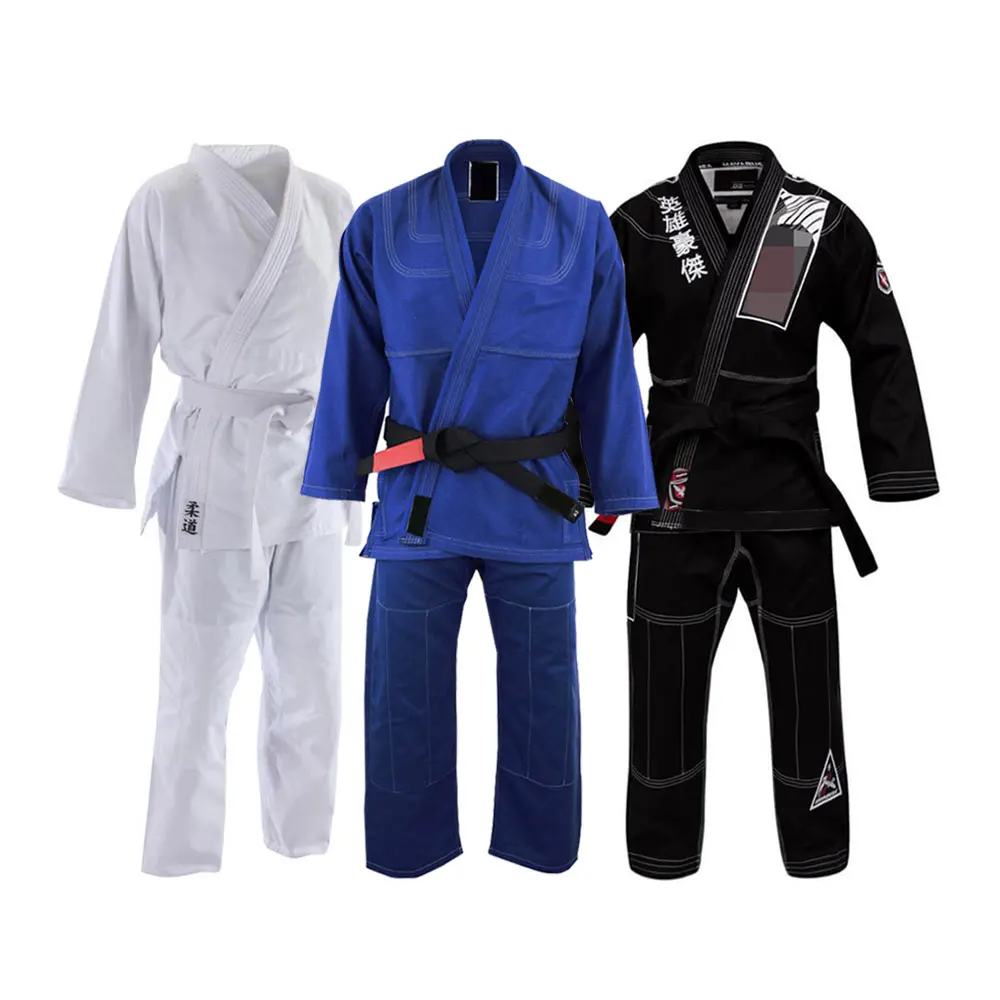 Заводская оптовая продажа индивидуальный логотип кимоно BJJ Gi тренировочное соревнование Jiu Jitsu униформа Gis для детей Aldults
