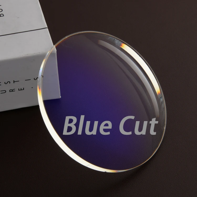 1.56 Aspherical hmc  blue cut eyeglass lenses optical lenses 1.56 UV400  anti-reflective lens