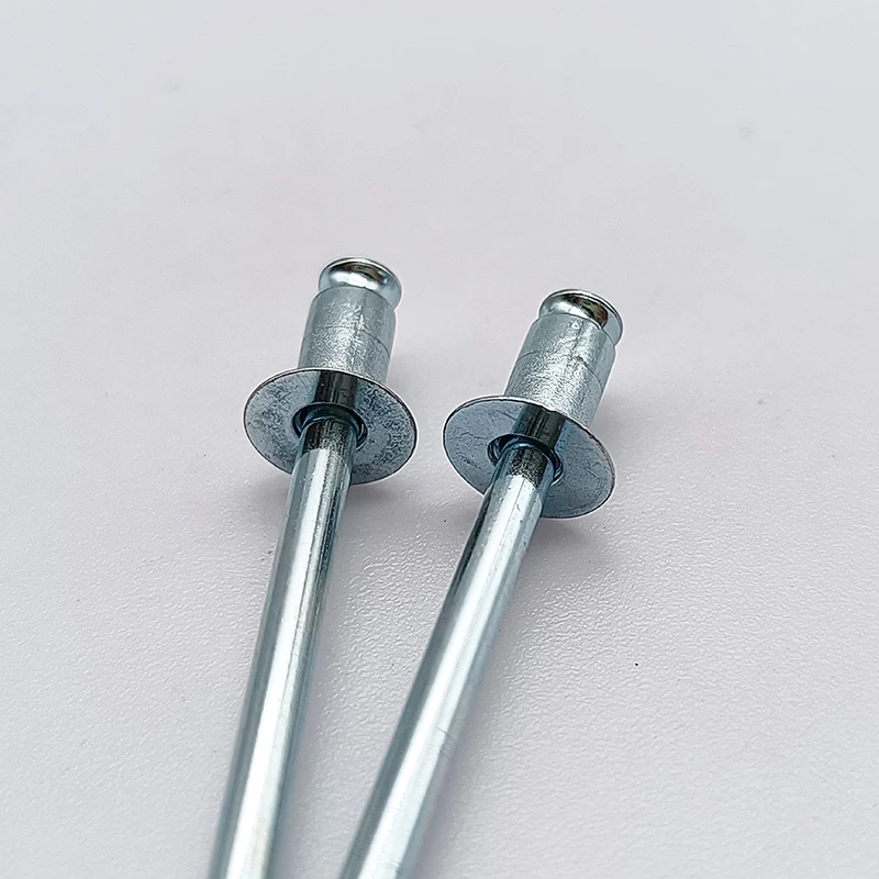 wholesale 4.0 * 7.0 mm carbon steel pull thru blind rivet countersunk pt rivet galvanized