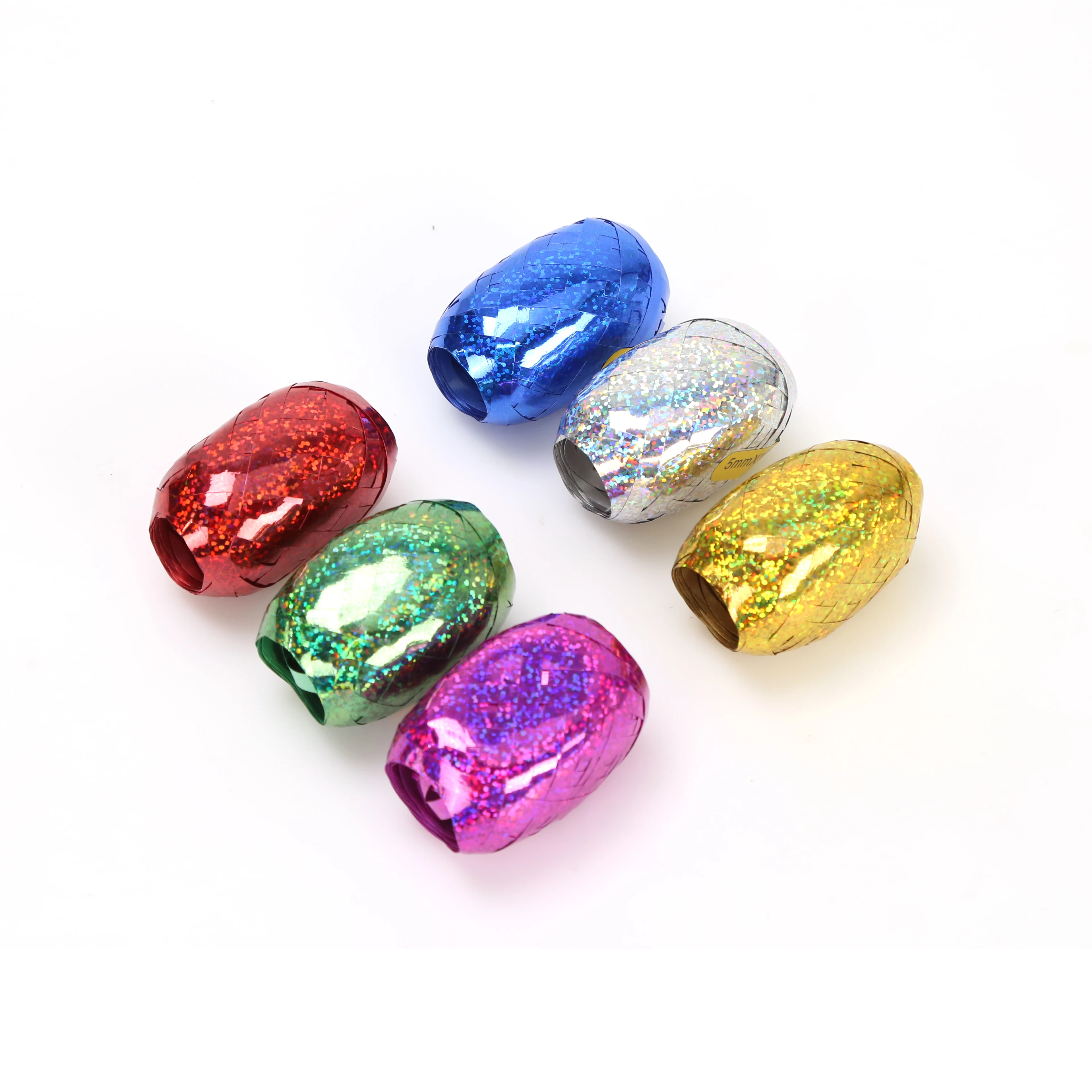 Balloon curling ribbon laster rugby plastic ribbon colorful PP balloon ribbon