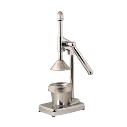 China Supplier Products Stainless Steel Fruit Juice Made By Squeezer Lid Rotation Press Reamer Citrus Pro V Manual Orange Juicer
