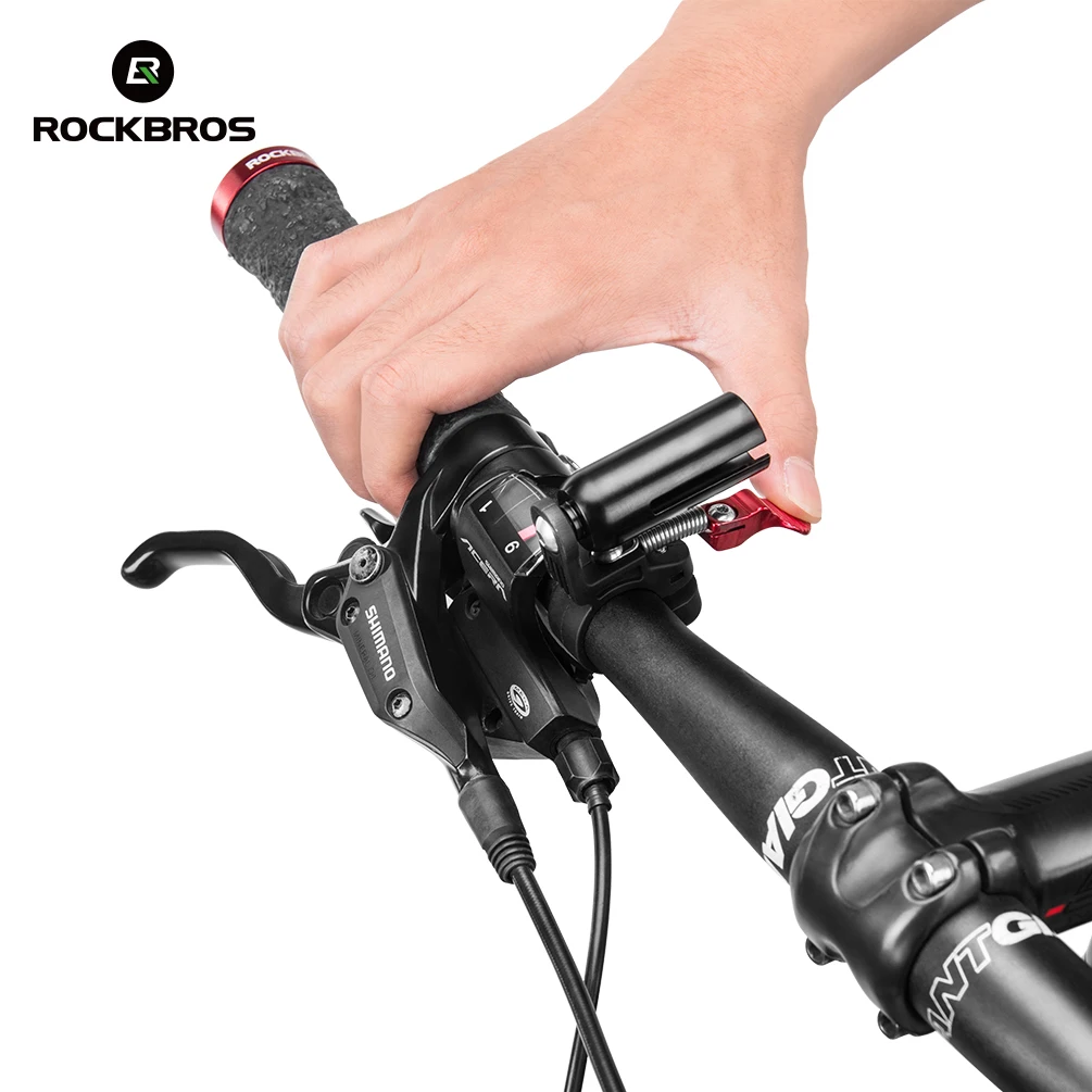 ROCKBROS MTB Road Bicycle Bike Bell Cycling Handlebar Copper Portable Safety Horn Warning Alarm Finger Ring Bike Accessories