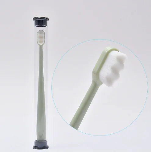 CE Approved High Quality Nano Soft Tooth brush OEM Single Pack for Adult Home Use and Effective Teeth Cleaning Toothbrush