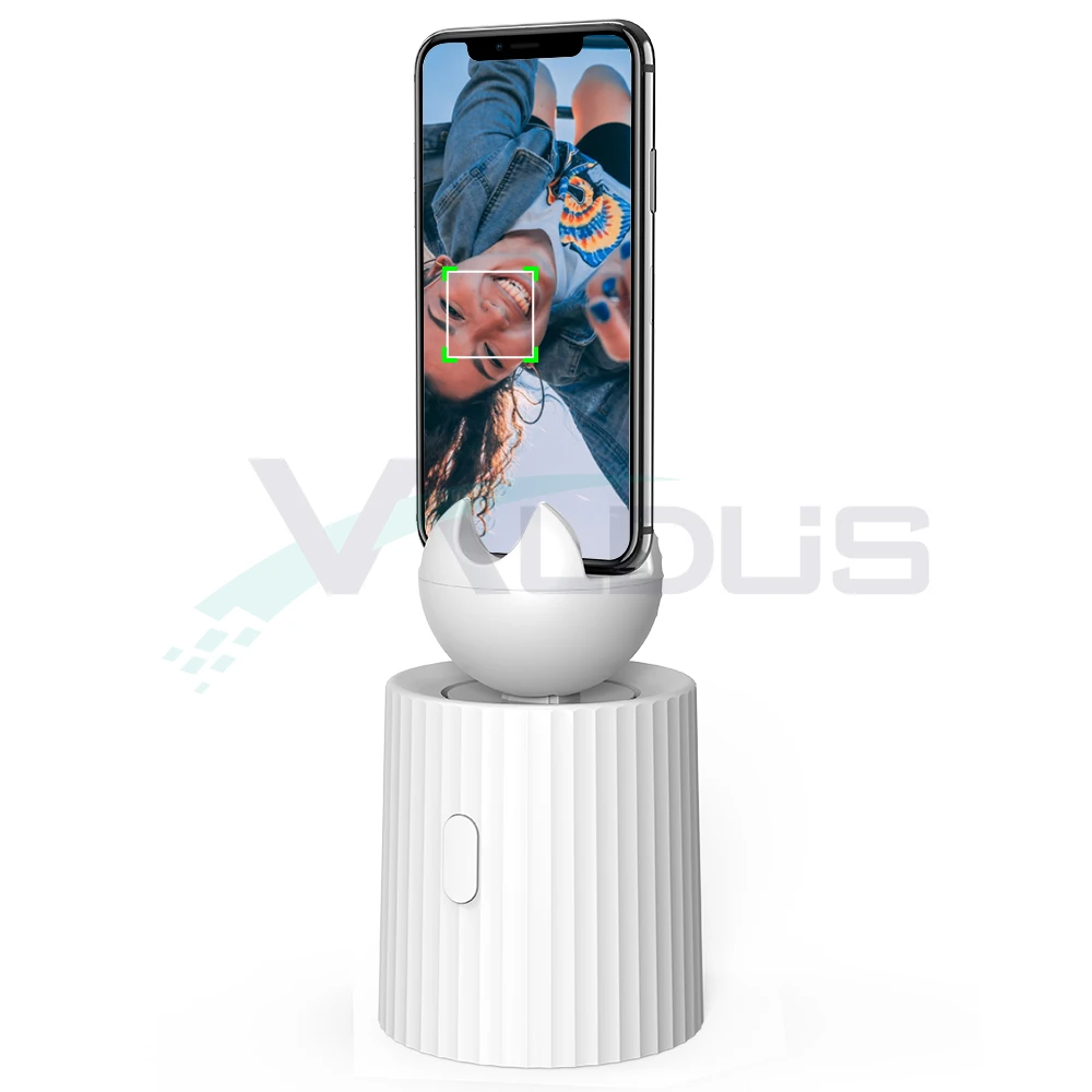 New Product Ideas 2021 Hand Free Outdoor 360 Auto Adjustable Camera Head Selfie Smart Mobile Phone Mount Tripod Stand Tripode