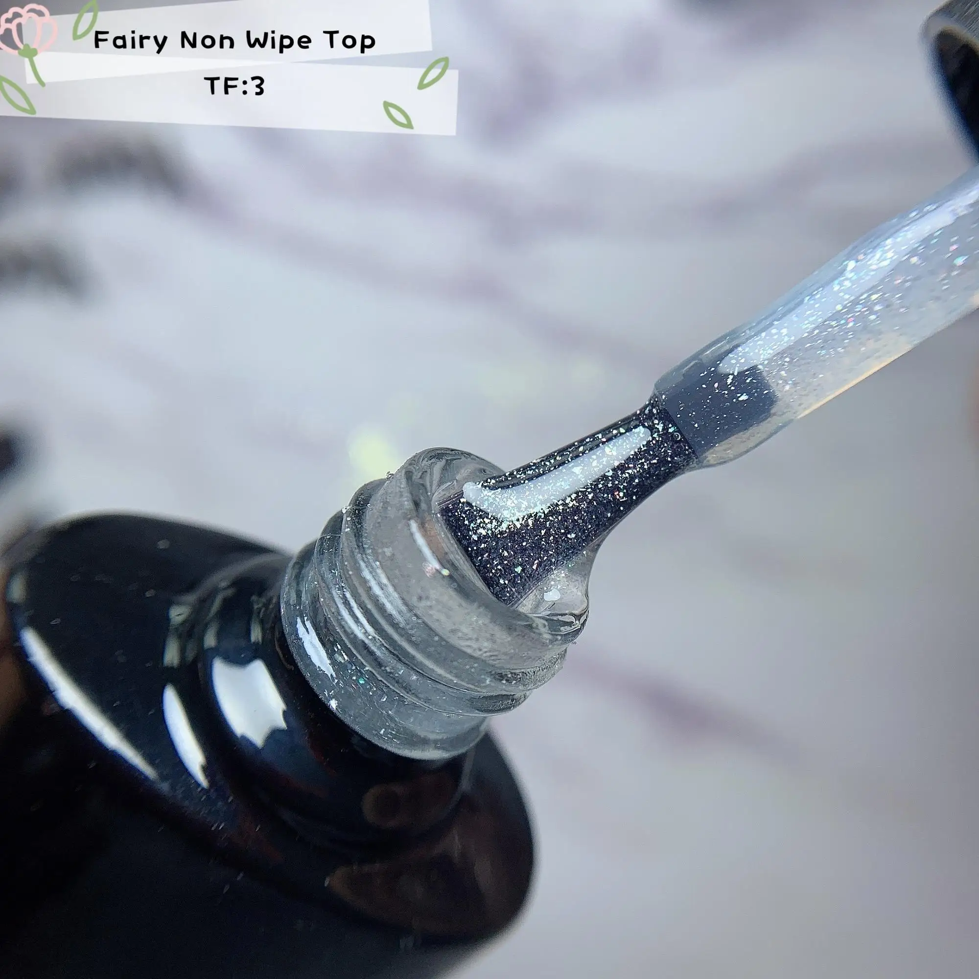 Nail Salon High Quality Hot Sale Private Label Soak Off Shimmer Without Sticky Gel Top Coat UV Gel Polish