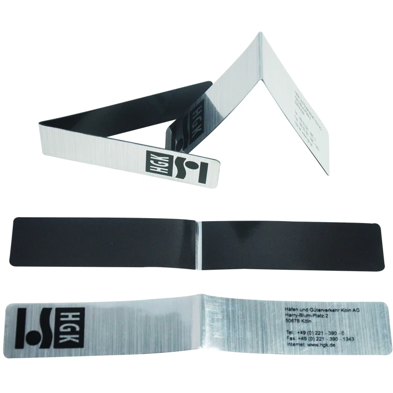 New arrivals products full color printing paper bookmark / folding magnetic bookmark