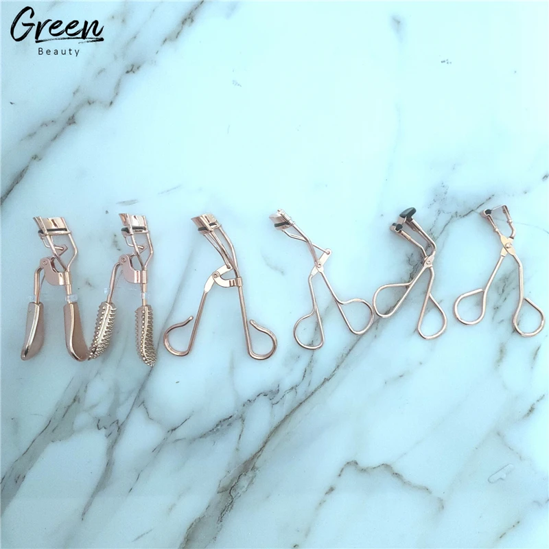 Пользовательский логотип, профессиональные бигуди для ресниц, розовое золото, бигуди для ресниц, инструмент для макияжа, поставщик