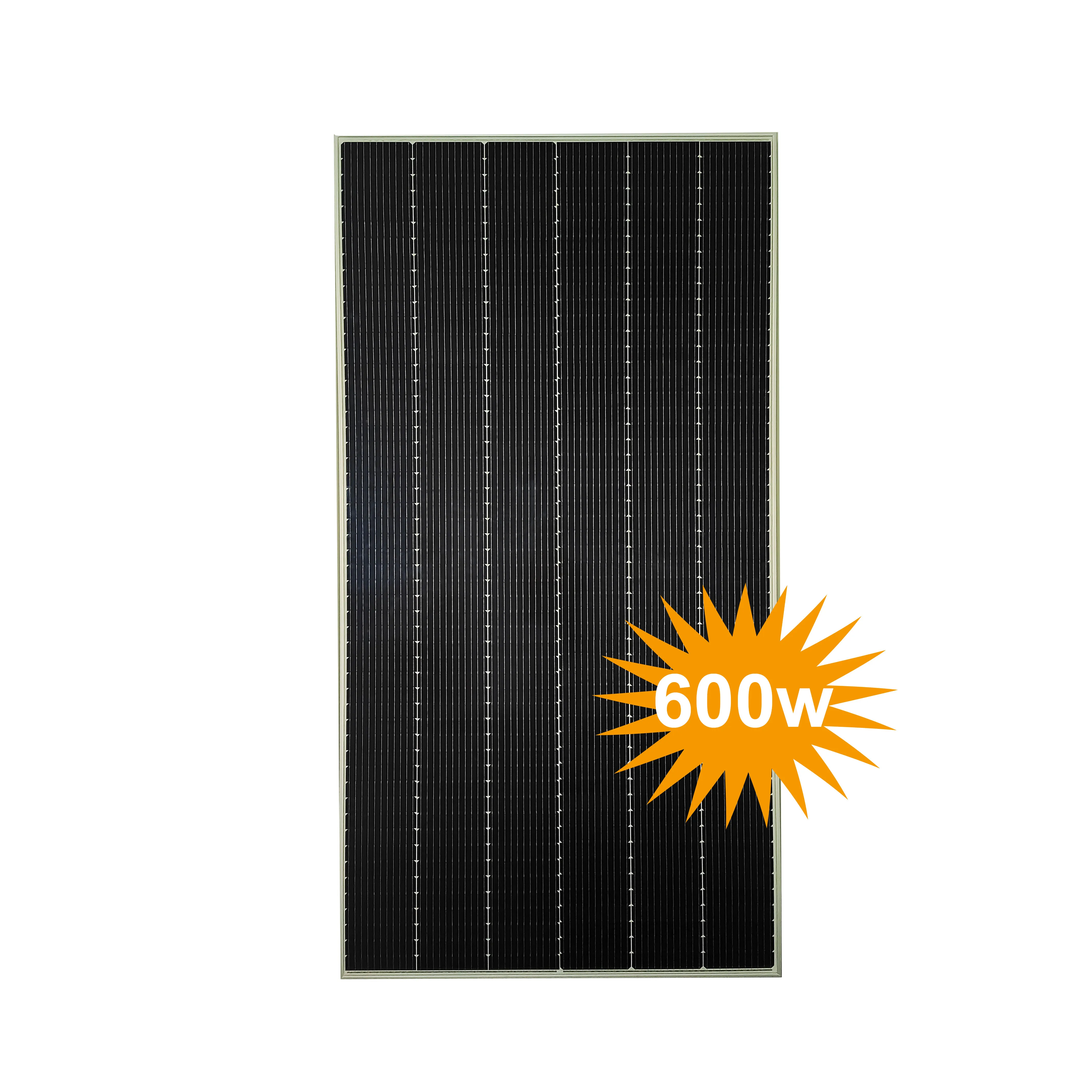 600w Trisection Cut high quality and low price solar panels High Module Efficiency Bifacial Double Glass Solar Related Products