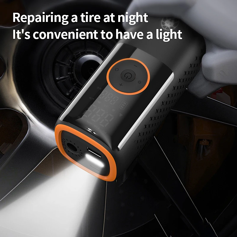 Inflator Pump 12v Portable Car Air Compressor For Inflatables Starter Car Inflatable Pump Digital Display Portable